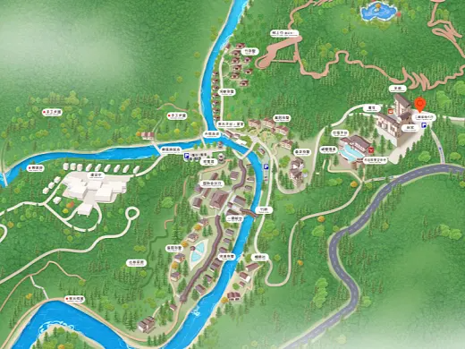 兴隆华侨农场结合景区手绘地图智慧导览和720全景技术，可以让景区更加“动”起来，为游客提供更加身临其境的导览体验。